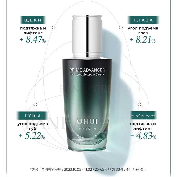 Сыворотка ампульная OHUI Prime Advancer Ampoule Serum Pro 50 мл  с запаской